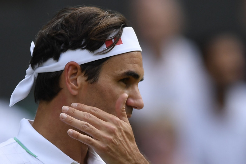 Swiss tennis player Roger Federer